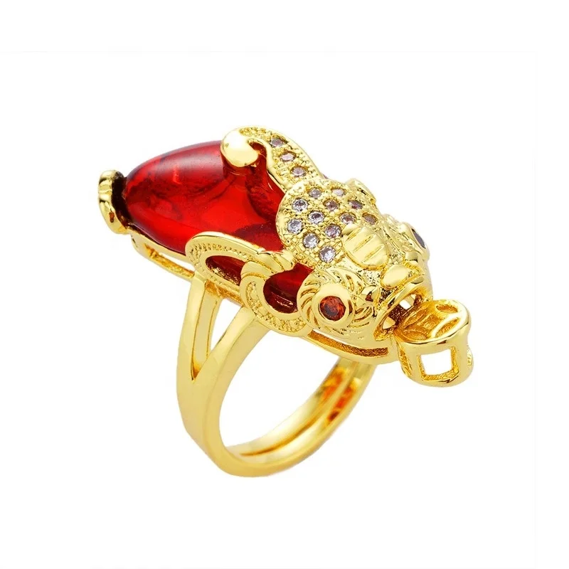 PUSHI Simple designs jewelry women rings plated gold rings jewelry women wedding ring