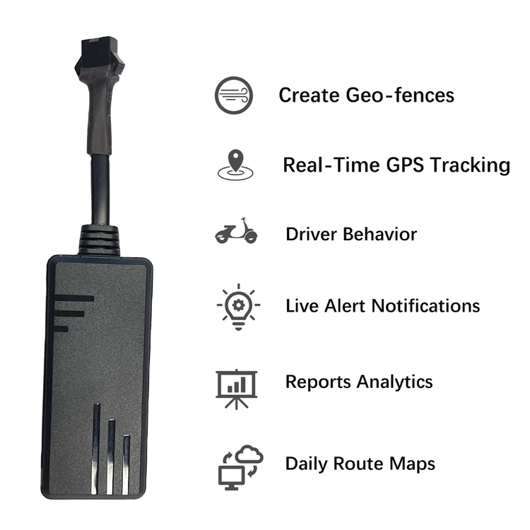 Engine Oil On/Off Vehicle GPS Tracker SOS Alarm Anti-Theft Chip 4G Tracking Device for Car/Motorcycle/E-Bike