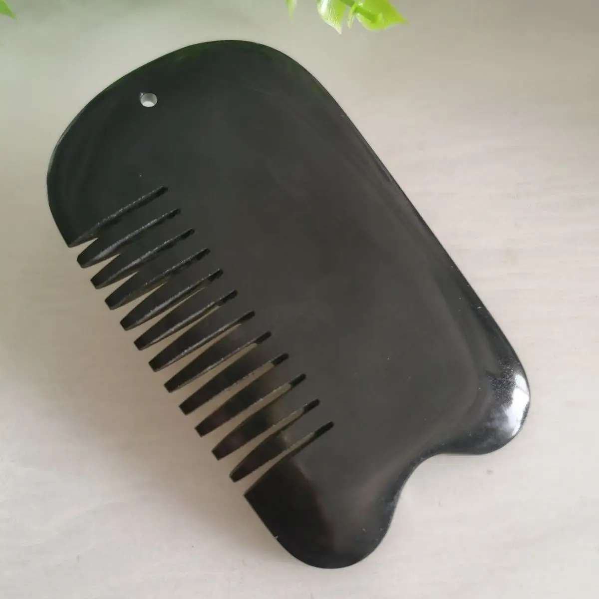 Gua Sha Facial Body Massage Tools Unique Guasha Bian Stone 3D Gua Sha Stone with Ridges Gentle Scraping Massage Comb