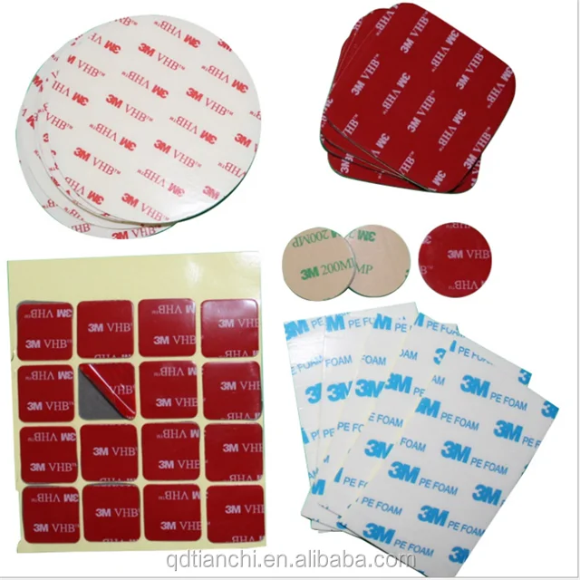 High Temperature Resistant Transparent Pet Double-sided Tape 3m double sided adhesive Tape Automotive Acrylic Adhesive