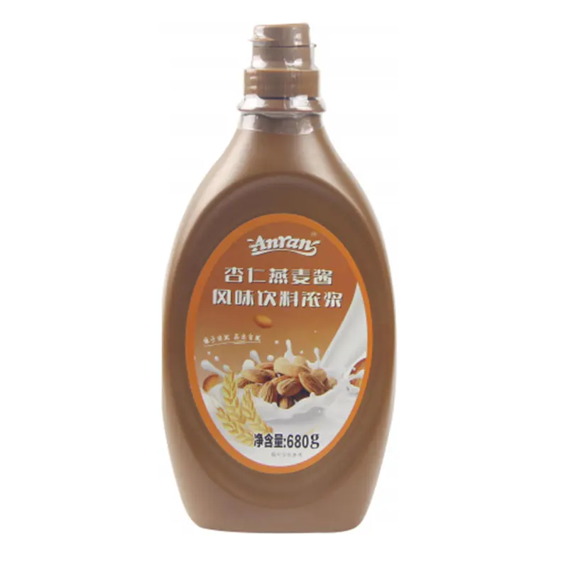 High Quality Almond oat sauce flavor beverage thick pulp paste milk tea shop jam Creamy Pasty