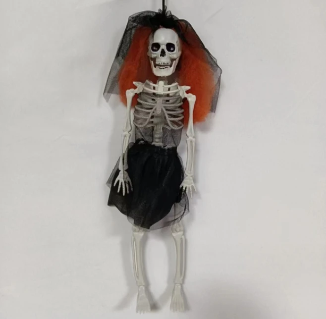 New Halloween decoration Pirate bartender Skeleton Ghost Festival Haunted House bar toy horror prop hanging ghost
