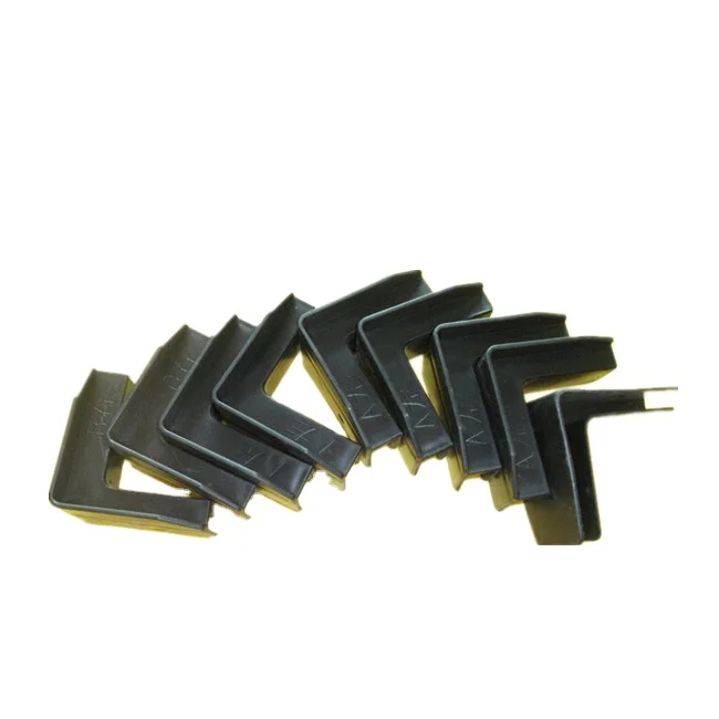 Черные пластиковые углы 5 мм 10 ESD складные для ПП гофрированной пластиковой