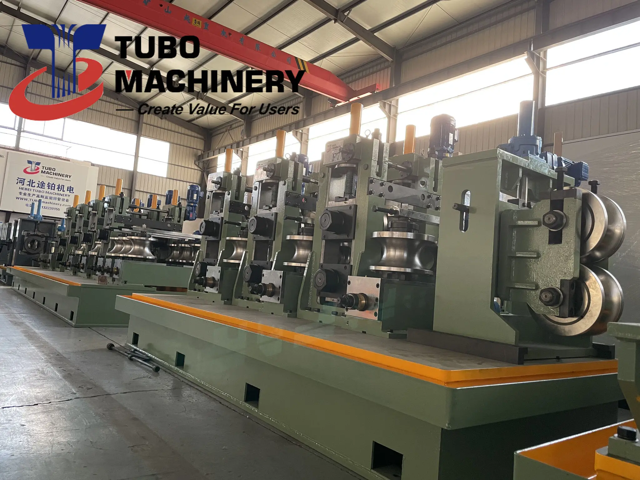 High Quality Steel Tube Mill Profile Pipe Production Line for making different sizes