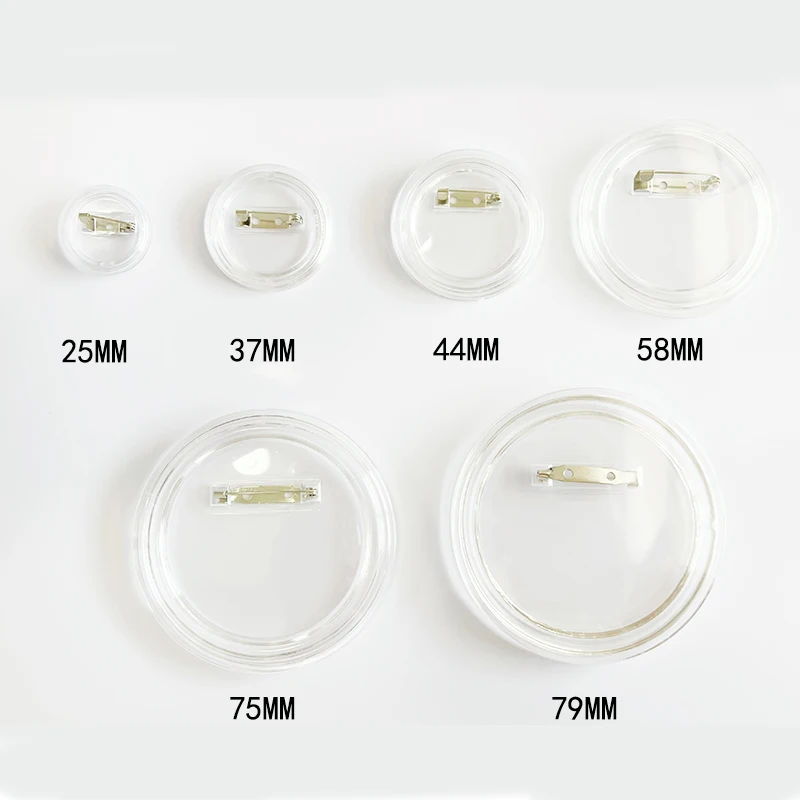 25mm Manufacturer Blank Acrylic Button Badge round DIY botton badge material