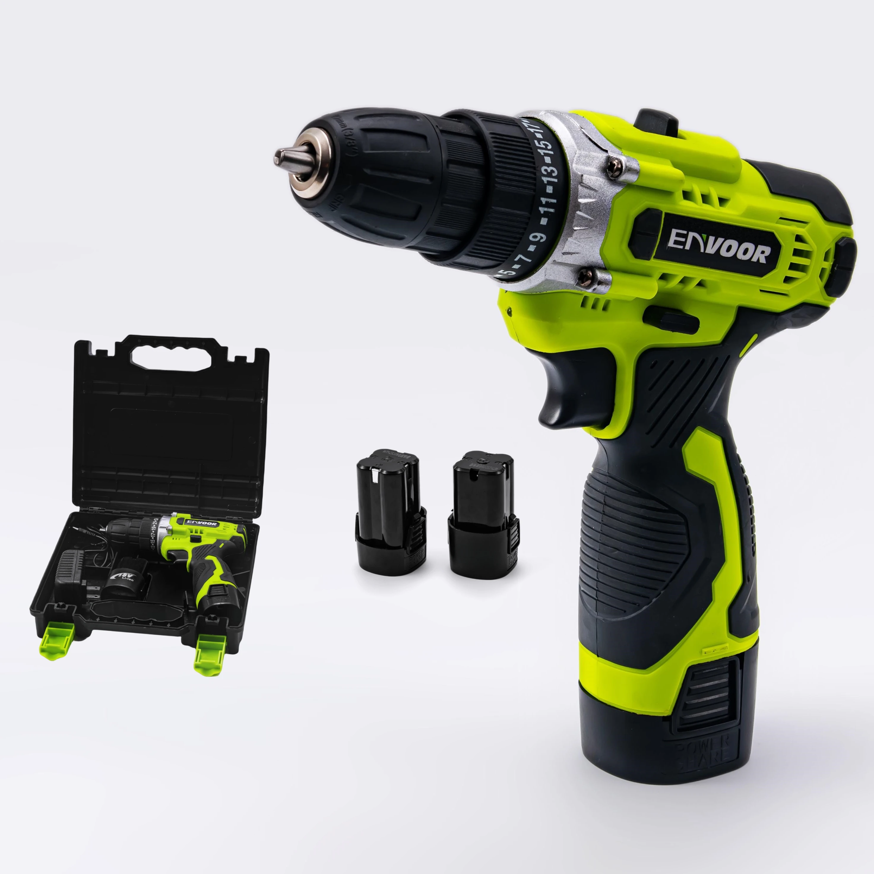 Replacement Battery Case Lithium Ion Batteries For Power Tool 18v cordless drill set Battery