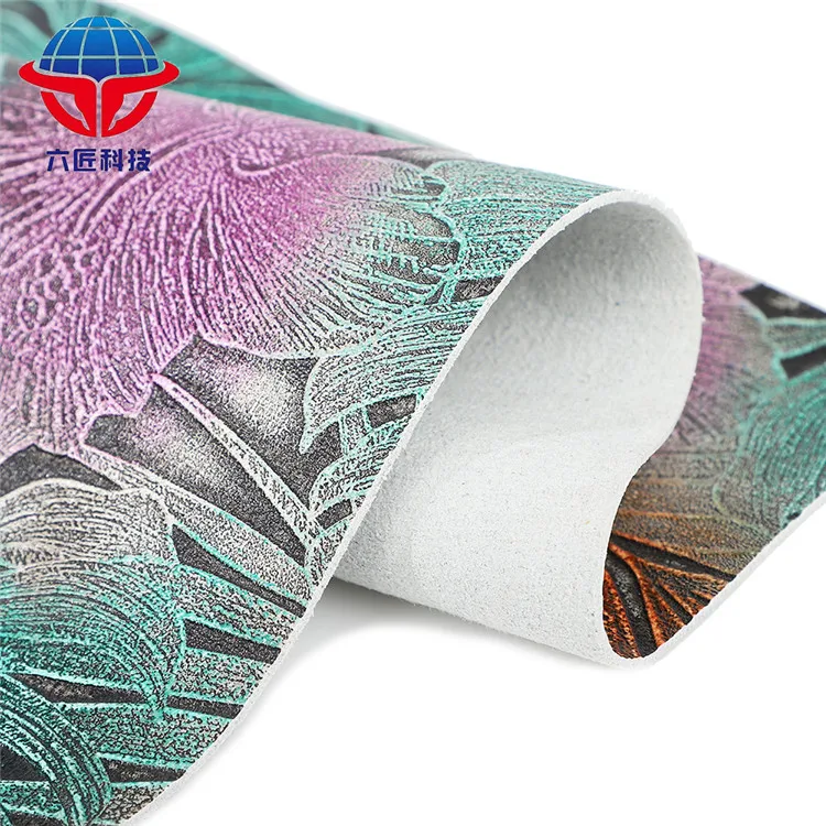 
Man made environment-friendly recycled PU synthetic wear-resistant leather, embossed painted sofa, car seat leather 
