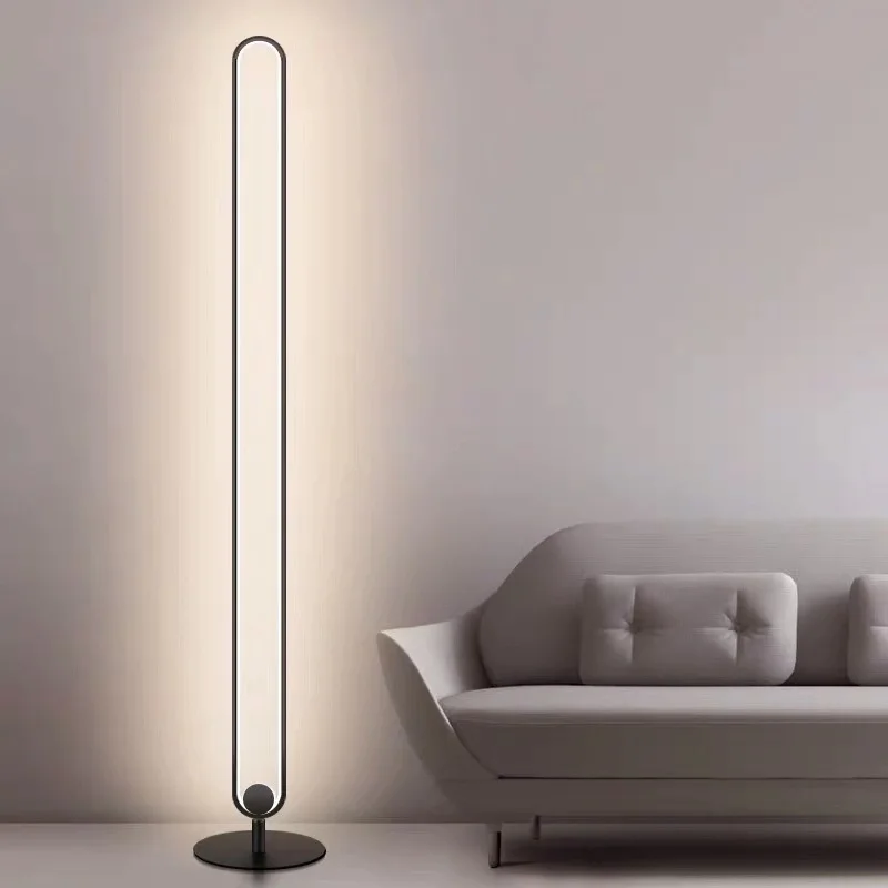 LEDNordic minimalismRGBColorfulUType corner floor lamp living room bedroom dimming atmosphere live streaming fill light