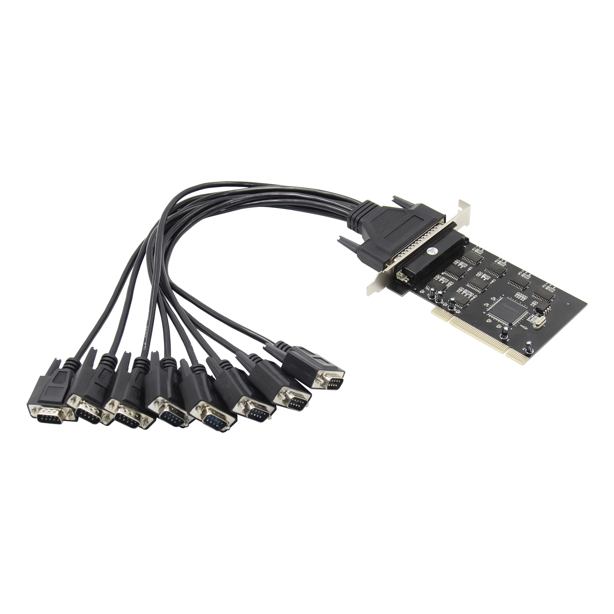 PCI 8S Serial Controller adapter 8 port Systembase Chip DB-9 RS232 PCI Serial Riser CARD