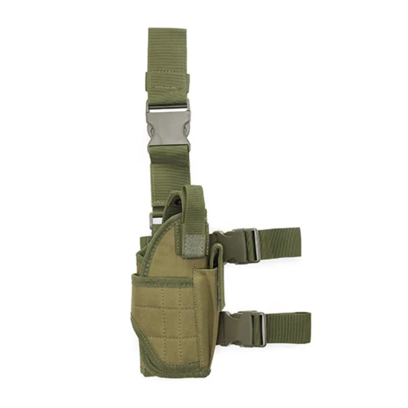 Outdoor sports  leg set multi-functional camouflage tactics quick pull set  fan tactical tool leg bag in stock