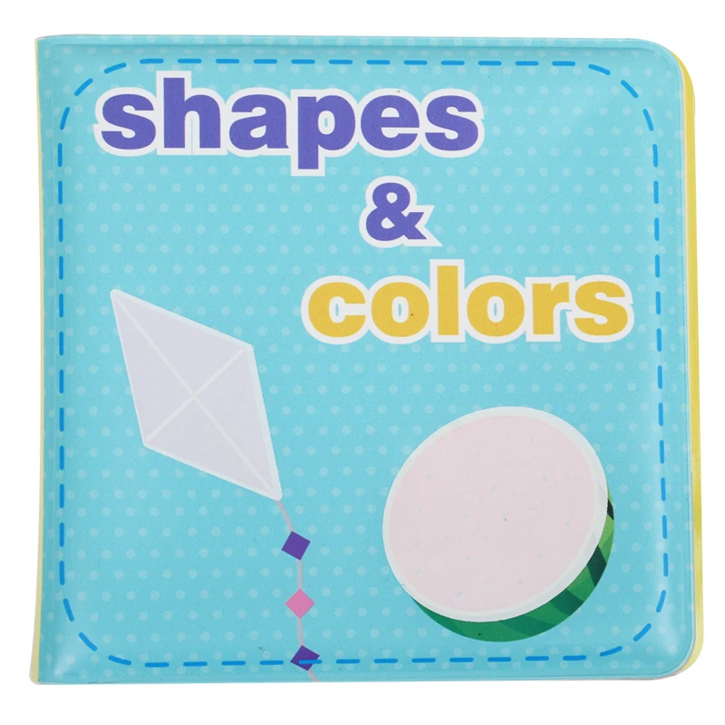 Custom Educational Changing Color EVA PVC Bath Books Soft Inflatable Cloth Book for 0-12 Months Kids Made of Plush and Plastic