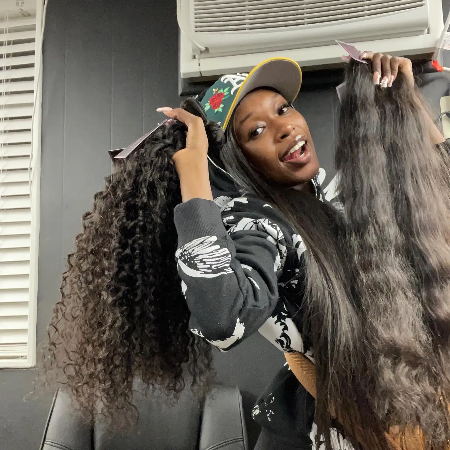 Dyed Kinky Hair Weft Jerry Curly Human Hair Bundle Natural Color Kinky Curly Afro Coily Raw Burmese Hair Bundle,thickness