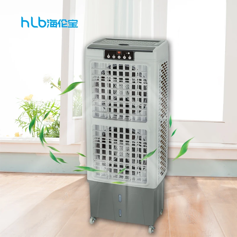 Factory Price Manual Industrial Mobile Air Conditioner Cooling Fan Portable Ac Water Evaporative Air Cooler With 35L Tank