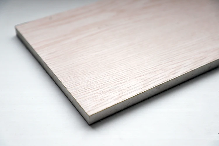 Flatbed wood board  paste wood grain effect PUR laminating gluing machine  board  laminated machine gluing