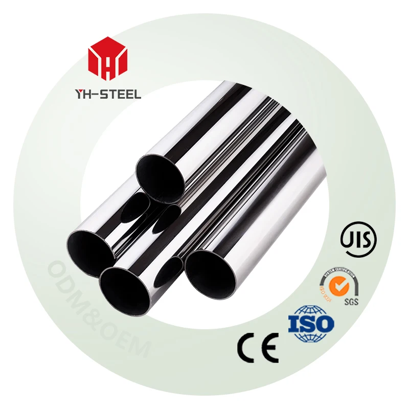 Q235B 304 Stainless Steel round Pipe Hot Dipped Galvanized ERW Welding Cutting Bending Punching 2B Surface Finish Seamless Type