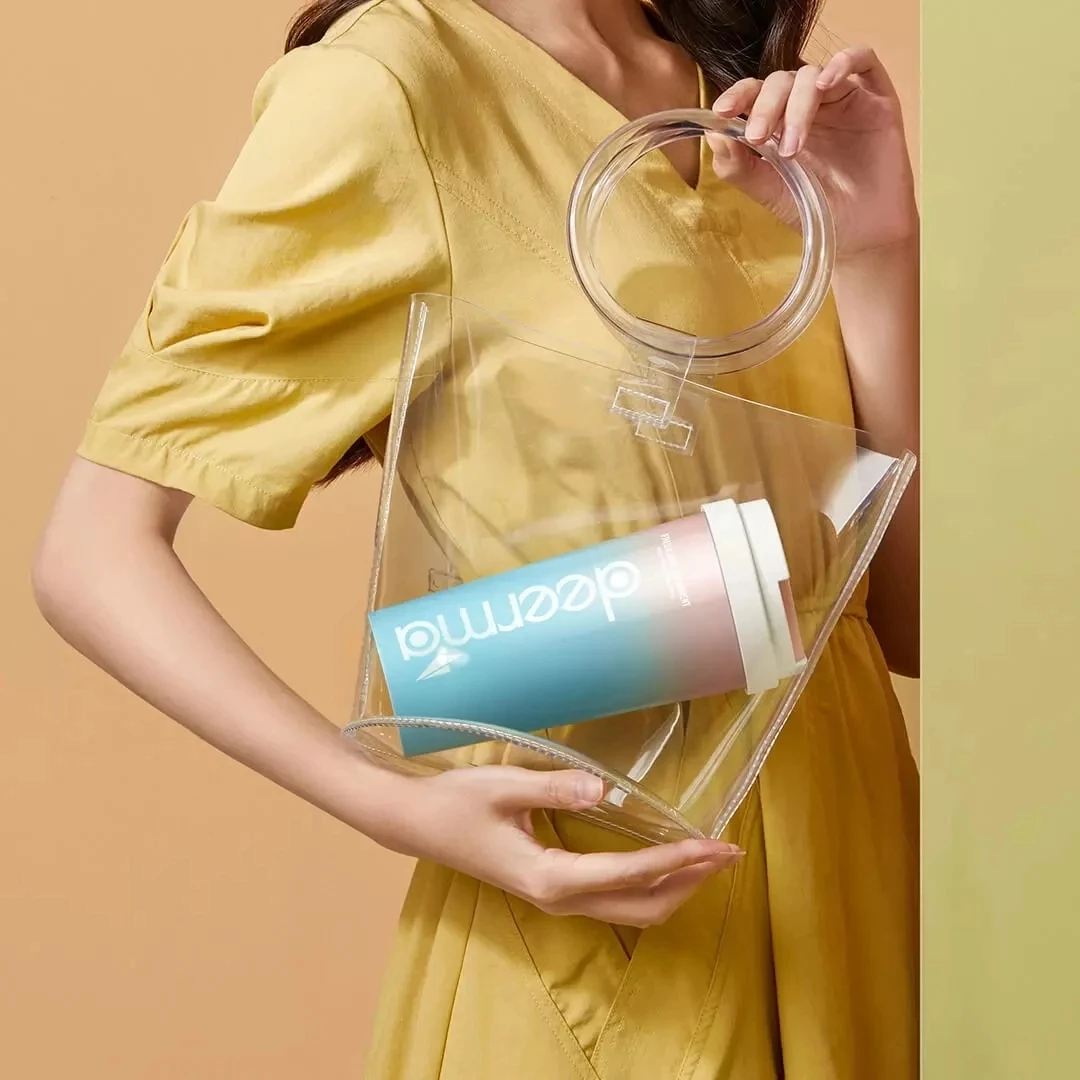 Deerma Small Wireless juicer Portable Juice Cup Electric multi-function insulated juicer 300ml Portable Blender Mixer