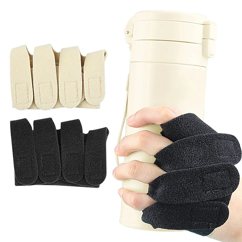 Finger Support Separator Adult Finger Immobilization Bandage Comfortable Adjustable Finger Splitting Gloves