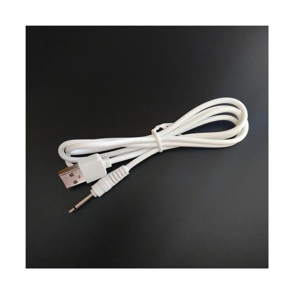 1M 2 5 Usb Usb2 5 Mono Audio Video Cables Line Usb 2 0 To Dc 5Mm Elbow 2A Charging Line Jack Plug Aux Dc2 5Mm Audio &Amp Video