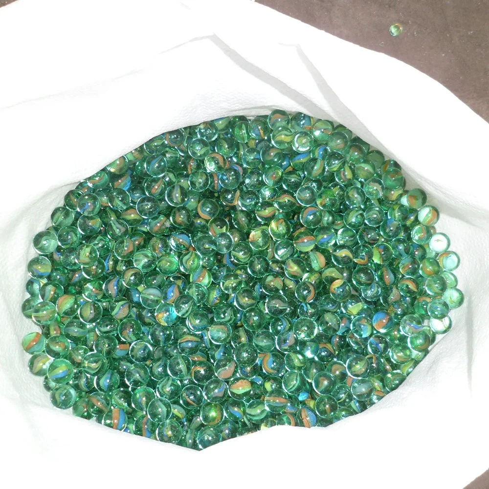 
Low price glass playing marbles 16mm colorful glass ball 