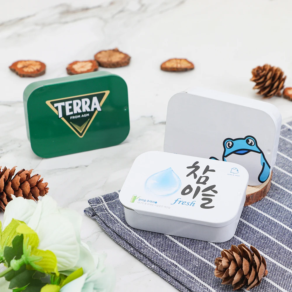 Hot sale Food Grade Rectangular Tin Boxs Mints