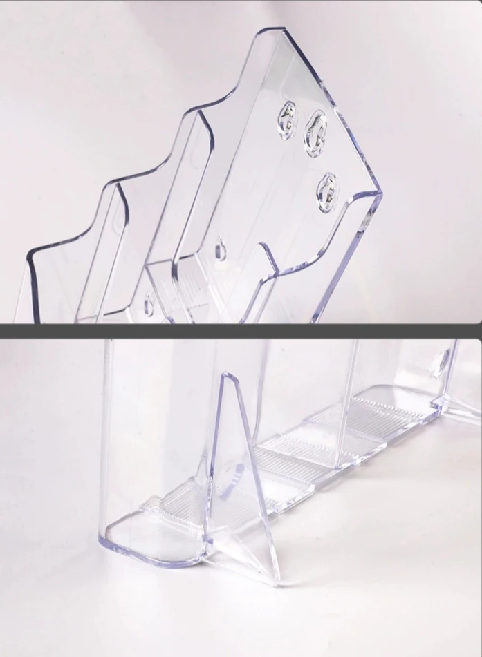 Wholesale Plastic Brochure Holder Acrylic Brochure Holder For Pamphlet Flyer Literature Rack Card Leaflet Holder