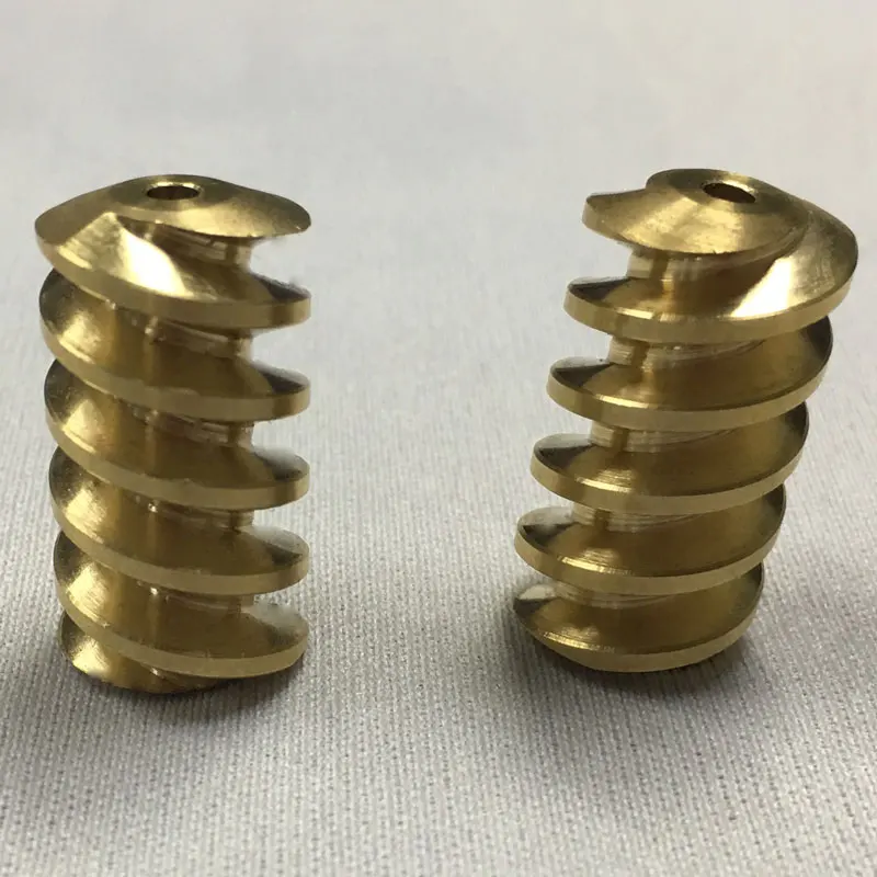 Высокая точность латунь шестерни металла червь шестерни