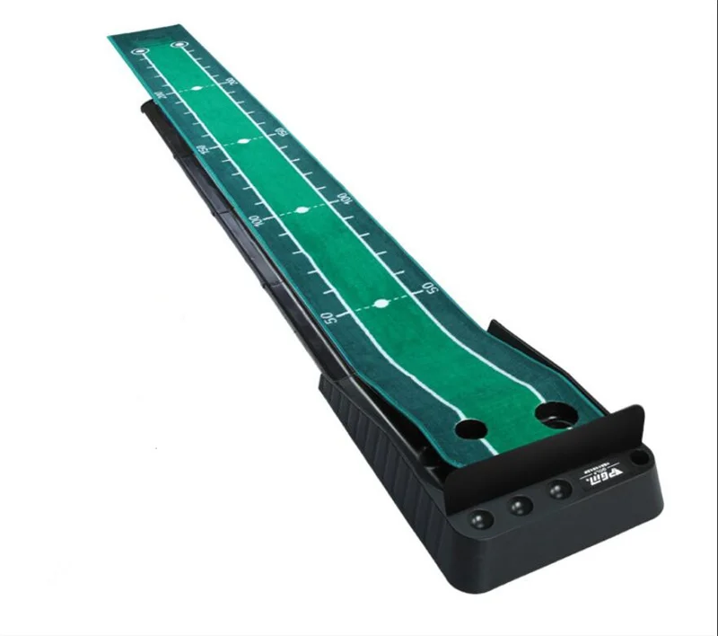 Indoor Golf Training Aids Velvet Double Line Blanket Golf Putter Plastic Trainer