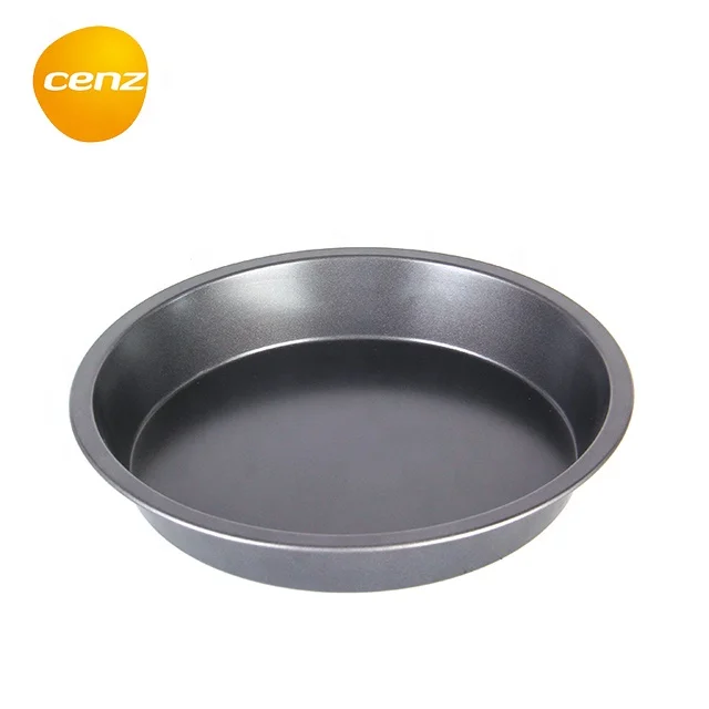 Nonstick Pizza Pan Sets Round Pie Mold Pizza Plate Deep Baking Tray Quiche Commercial Tart Pan Carbon Steel Bakeware Supplier