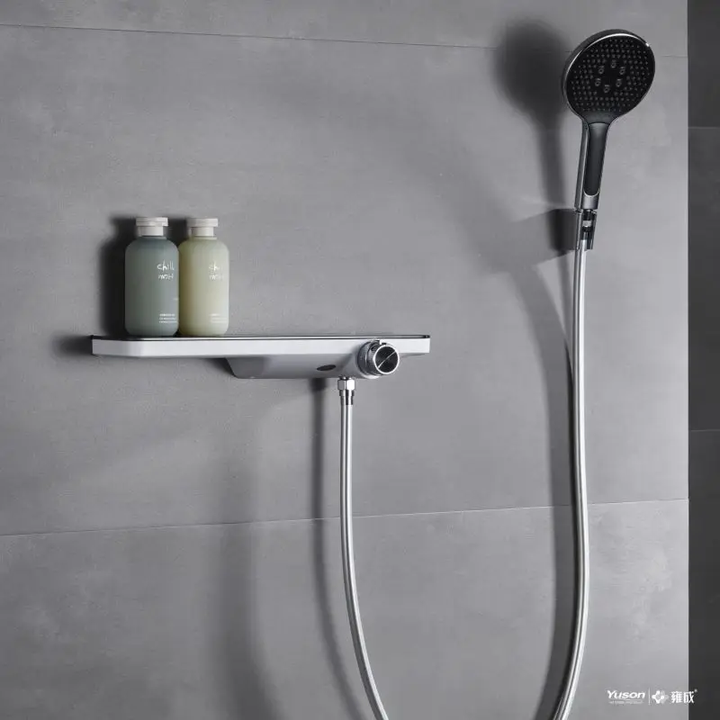 YUSON YS34099-K1 high quality fashion bath tap shower showers mixer set black shower kit for bathroom