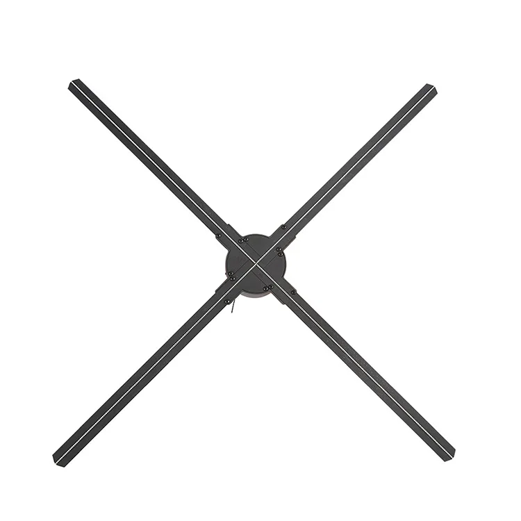 holographic 3d fan advertising machine 65cm  4K holographic projection without screen display air imaging APP control