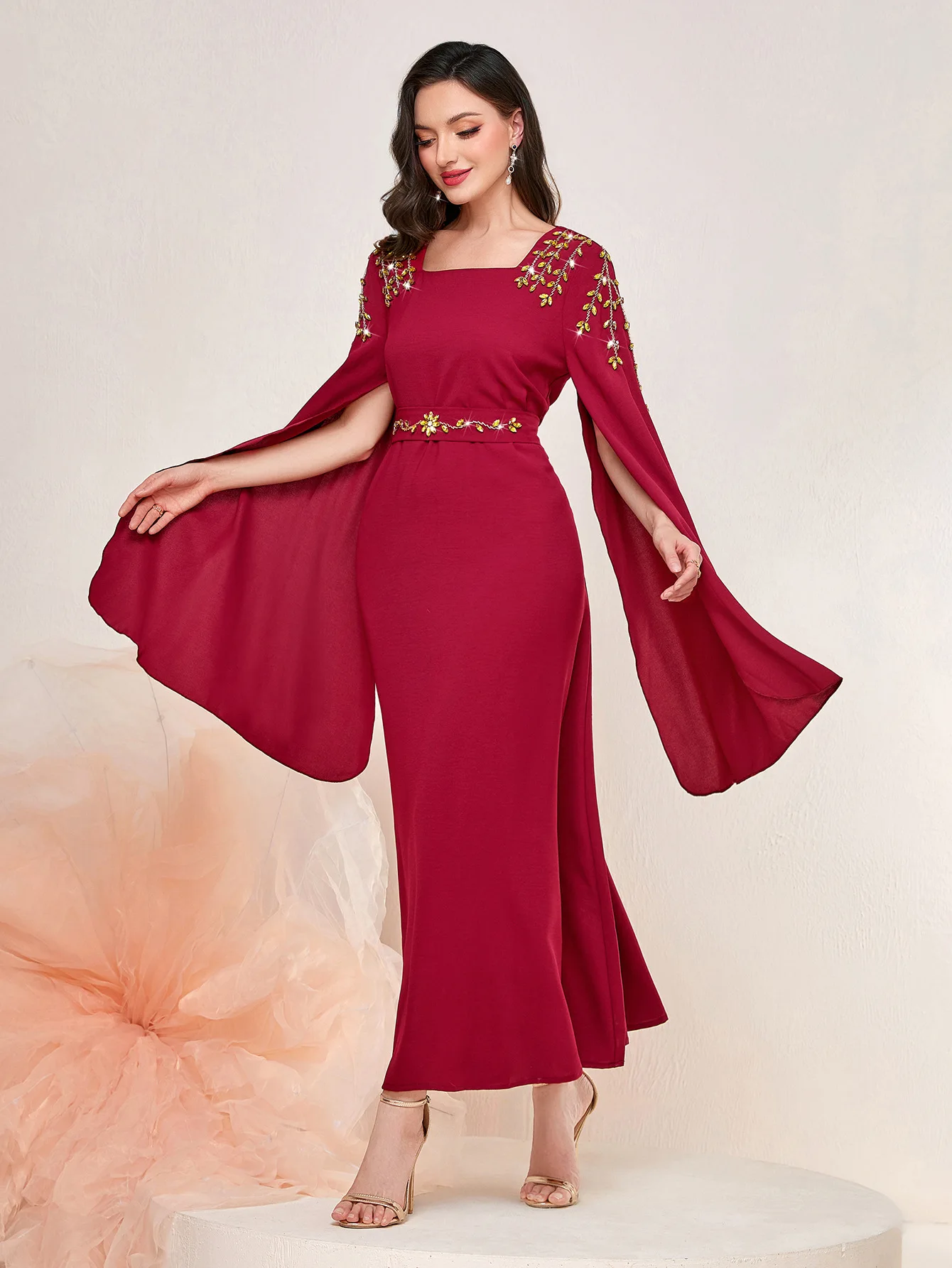 Yibaoli Factory Supply Marocco Muslim Long Dress For Party Modest Gowns For Women Evening Dresses