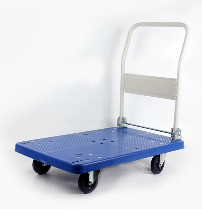 Industrial Hot sales   for workshop shopping plastic barrow hand push food cart for sale