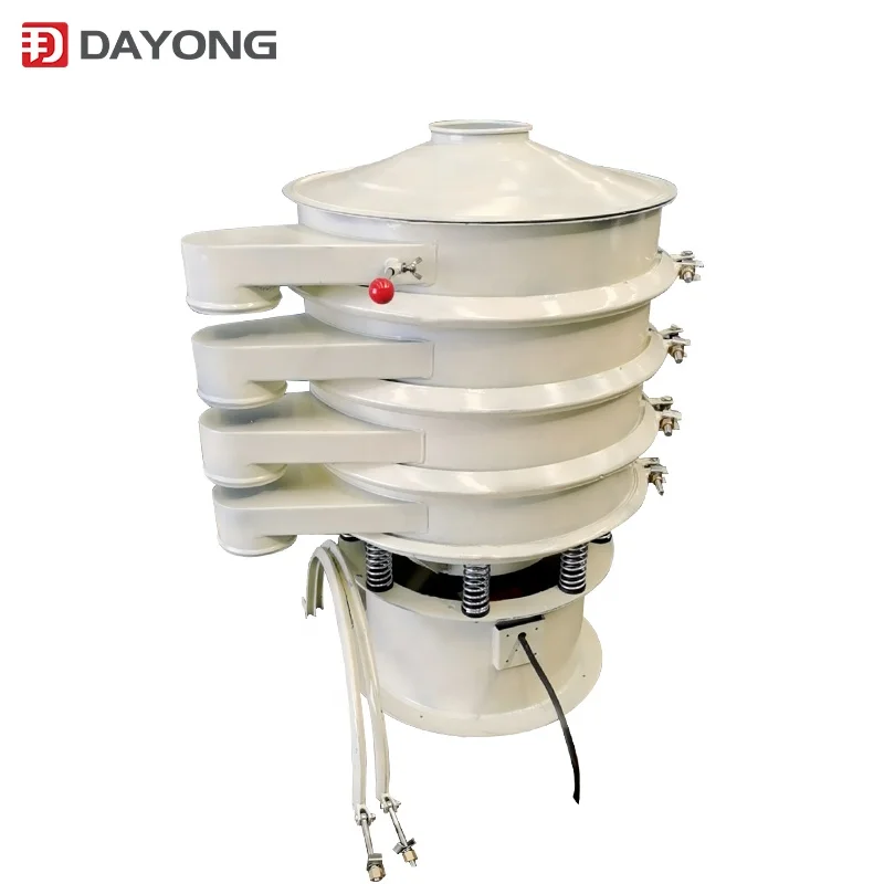 Red yeast powder large capacity resin vibrating screen separator