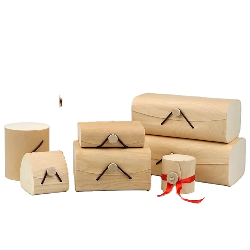 custom size engraved logo wood box luxury bamboo cufflink wooden chest boxes