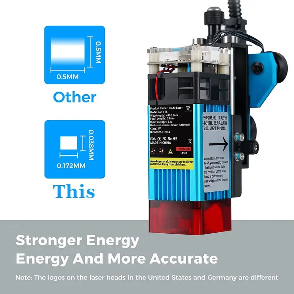 TWOTREES Honduras 3d Desktop Printer LiteFire-laser engraving cutting machinery TTS 40w for wood/leather metal and nonmetal cut