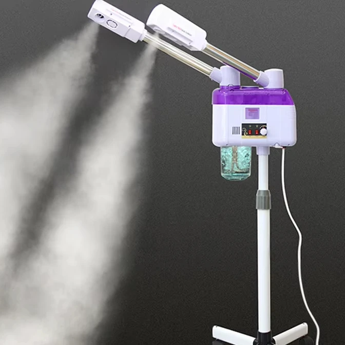 Y 2 in 1 Ozone Facial Nano Hot Cold Steamer Warm Mist Ion Steaner Face Deep Cleaning 10s Spray Vaporizer Salon Home Spa Sprayer