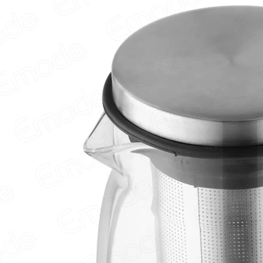 Стеклянные воздухонепроницаемые кувшины для холодного чая со льдом с носиком стеклянный кувшин съемным фильтром из нержавеющей стали