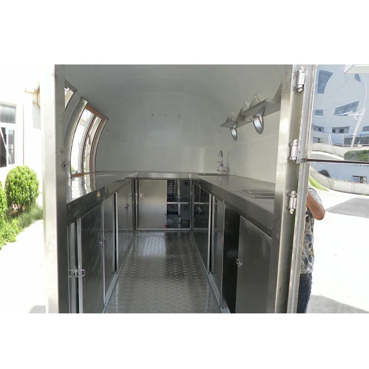 2022 Low Price dessert ice cream vending trailer / fast food cart With Street Car for sale