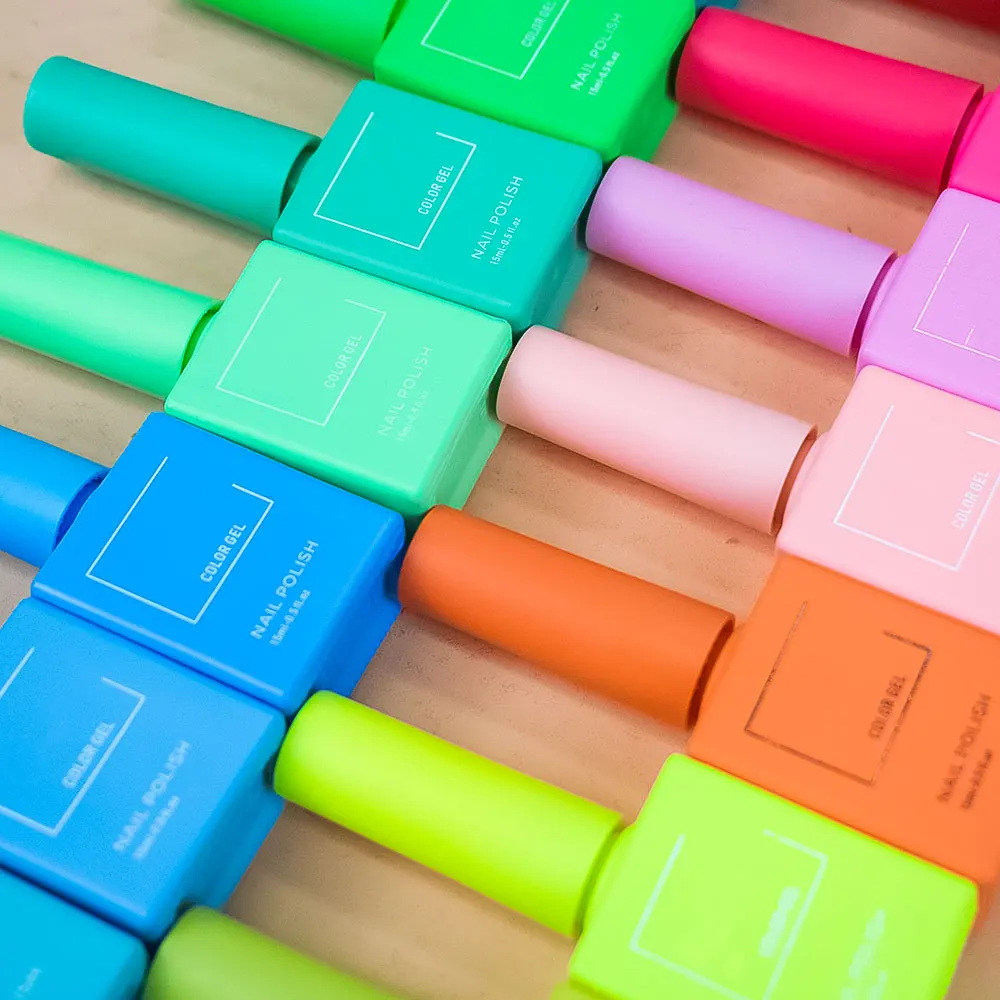 High Pigment Easy Dry  Nail Supply 60Color Gel Nail Polish Kit