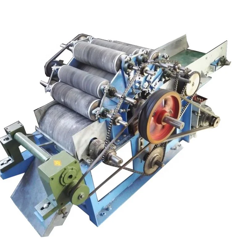 Small natural Hemp fiber carding machine