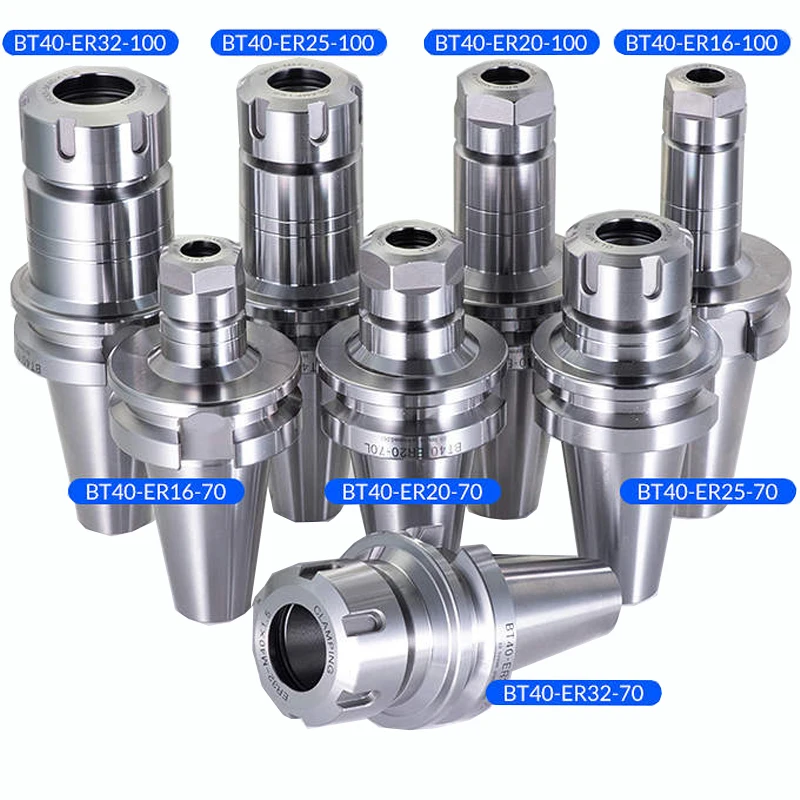 High Quality BT30 BT40 Tool Holder Collet Chuck ER16 ER20 ER25 ER32 ER40 CNC Tool Holder For Machine Milling Holder