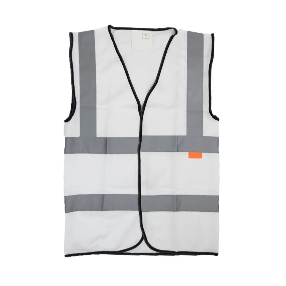 Wholesale Custom High Visibility High Quality White Reflective Safety Vest
