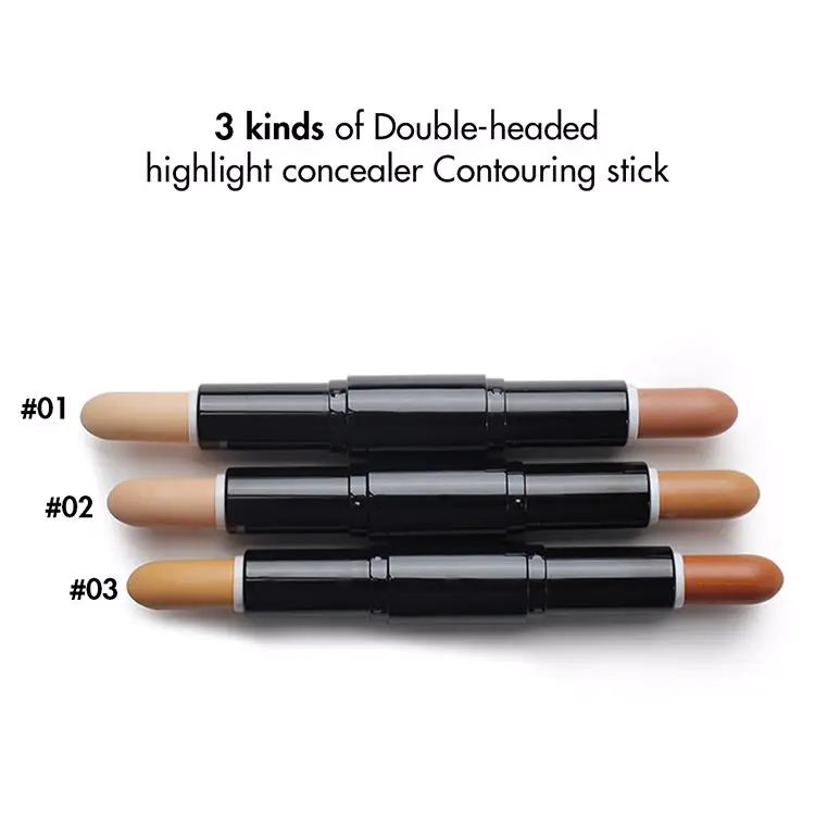 Private Labelling Beauty Highlighter Double-headed Highlight Concealer Contouring Stick