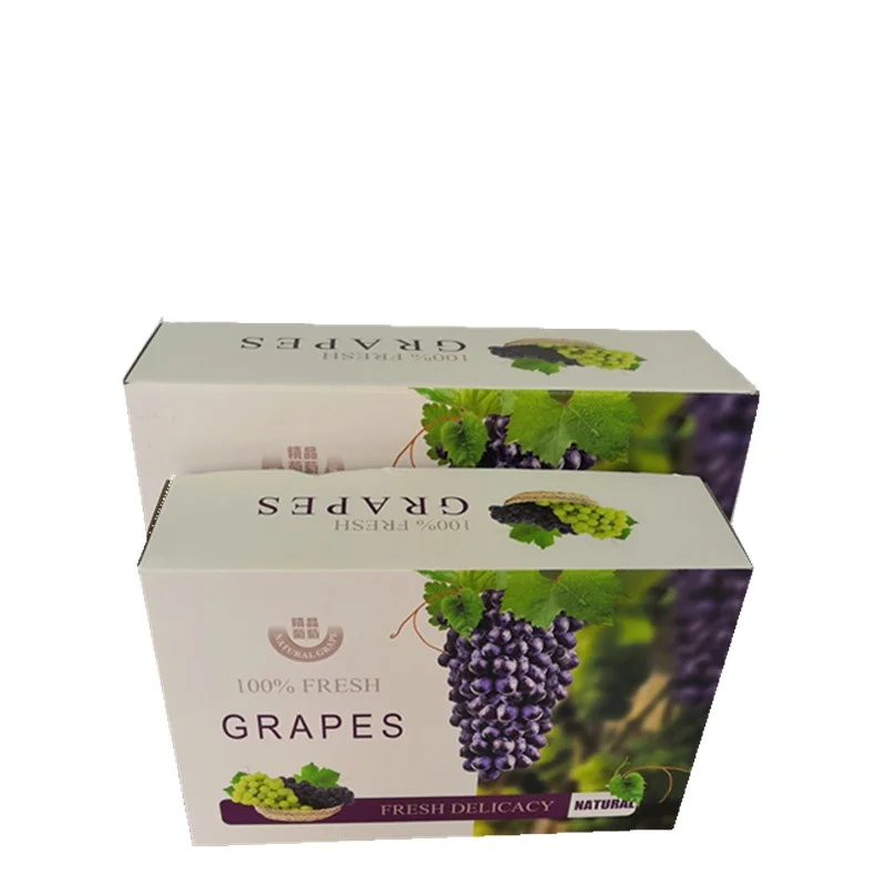 Гофрированная коробка для винограда, упаковка оптом, упаковка для фруктов