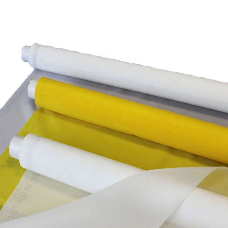 PET 90T/230 mesh-48 PW monofilament polyester screen printing mesh