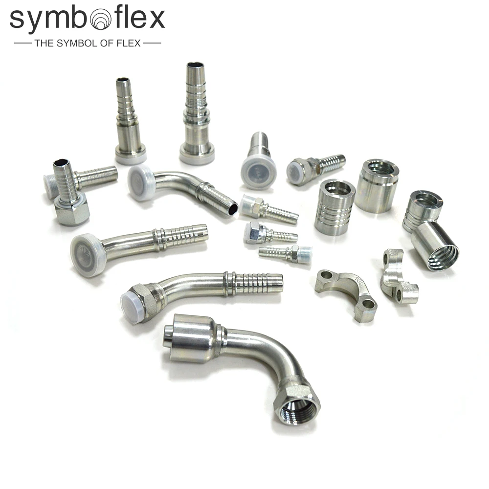 High Pressure Washing Fitting M22 Hydraulic Fitting45 Cone JIC Female NPT Male One Piece 90 Cone ORFS Female Flat Seat One Piece