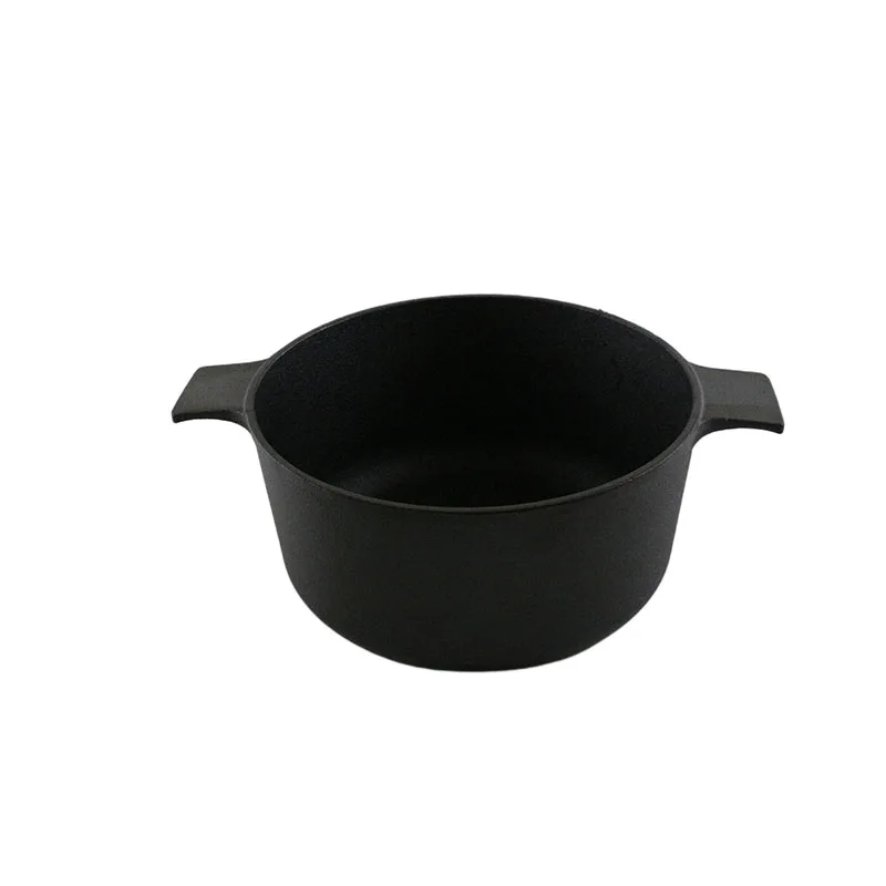 Wholesale multi cooker dutch oven frying basket 12qt preseasoned iron cast dutch oven with skillet lid
