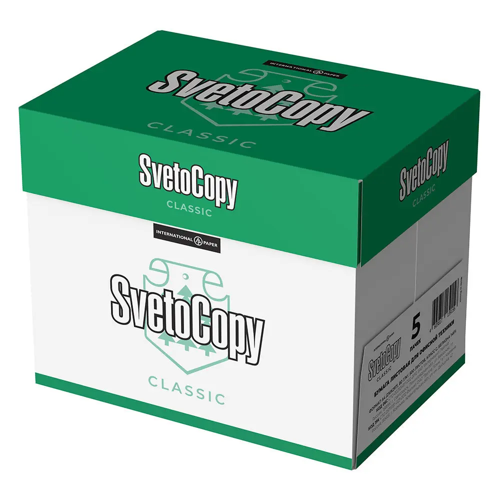 A4 бумага из Китая Svetocopy копировальная