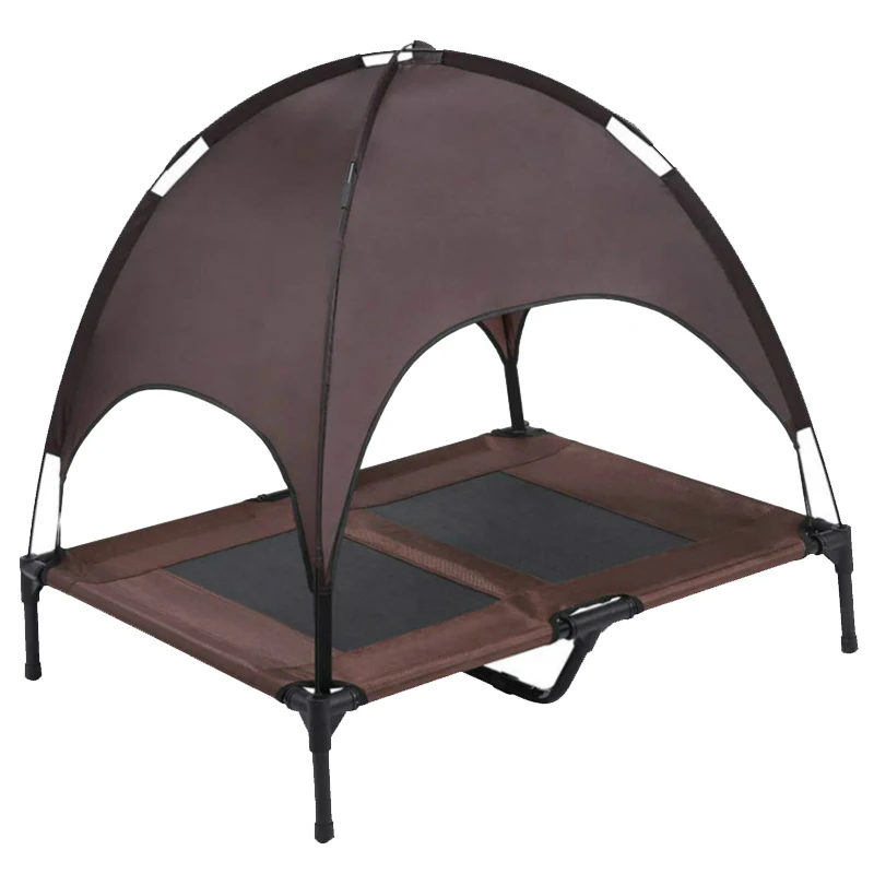 
Manufacturer Foldable Elevated Dog Bed with Canopy Enhanced Double Layer Breathable Durable with Optional Multi Dimension 