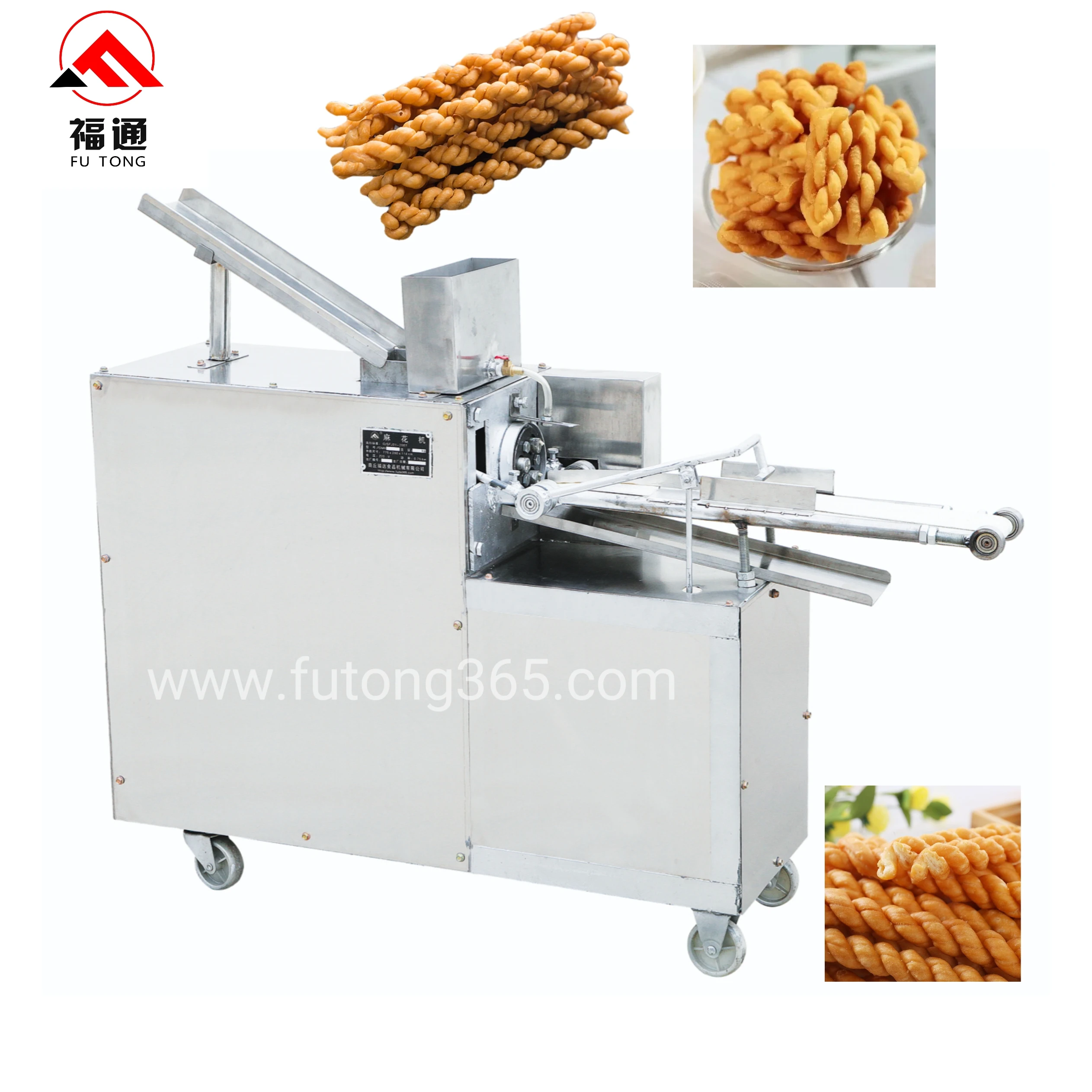 FT Extruding Twisted Food Making Machine Fried Dough Twist Machine